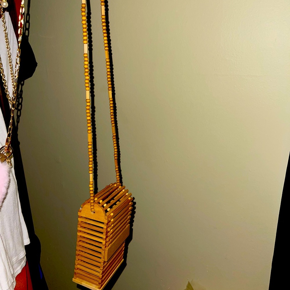 Wooden crossbody